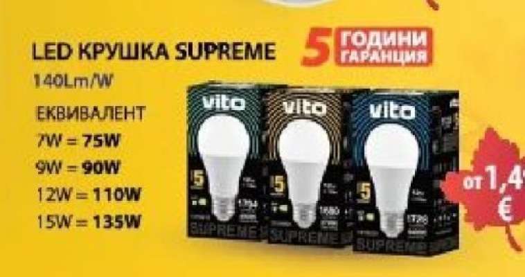 LED КРУШКА SUPREME