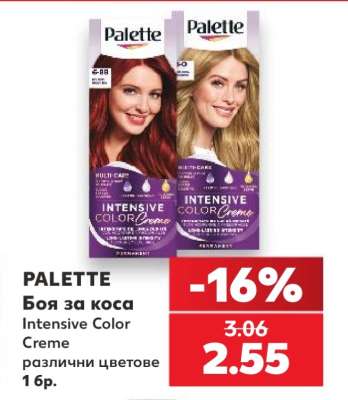 PALETTE Боя за коса