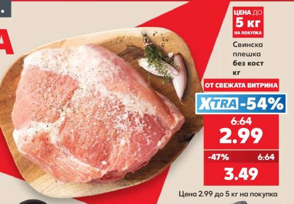 Свинска плешка без кост кг