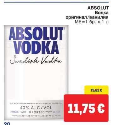 ABSOLUT Водка