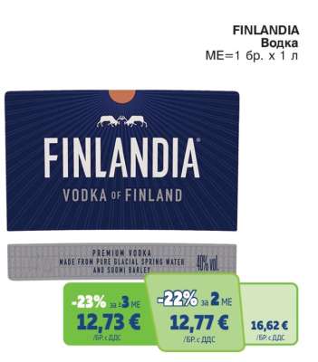 FINLANDIA Водка