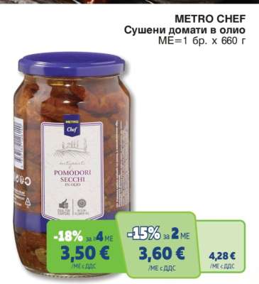 METRO CHEF Сушени домати в олио
