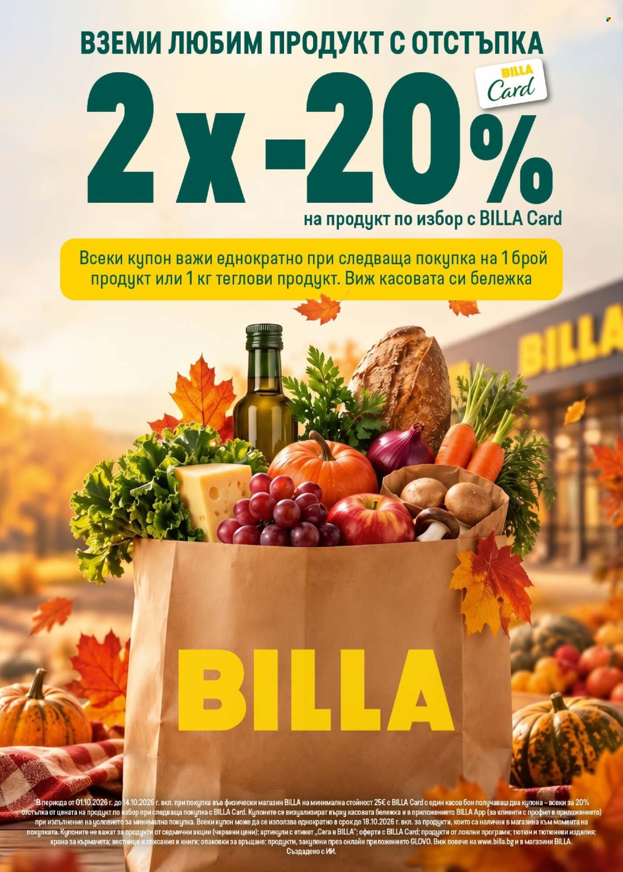 Брошура на BILLA - 08.10.2026 - 14.10.2026. Страница 15