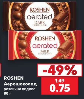 ROSHEN Аерошоколад