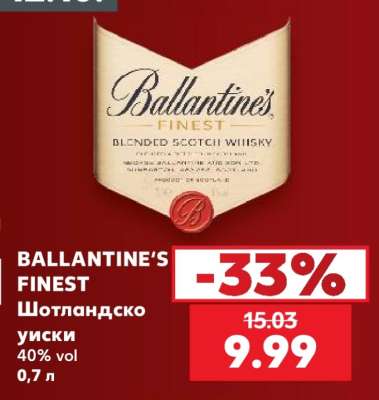BALLANTINE'S FINEST
