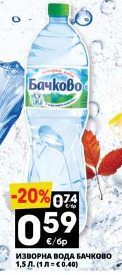 Изворна вода Бачково