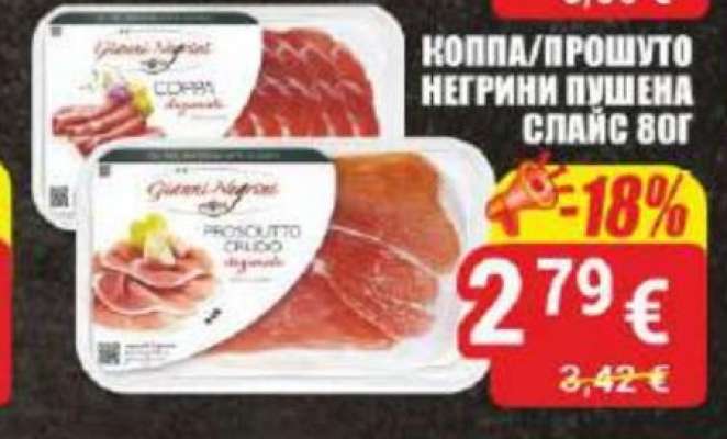 Коппа/Прошуто Негрини