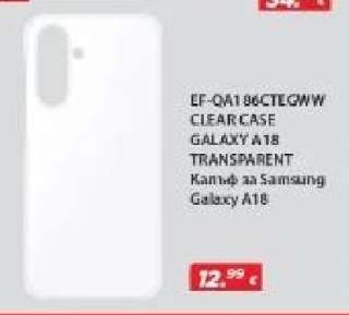 EF-QA108CTEGWW CLEAR CASE GALAXY A18 TRANSPARENT