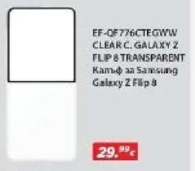 EF-QF776CTEGWW CLEAR C. GALAXY Z FLIP 8 TRANSPARENT