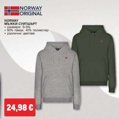 NORWAY ORIGINAL МЪЖКИ СУИТШЪРТ