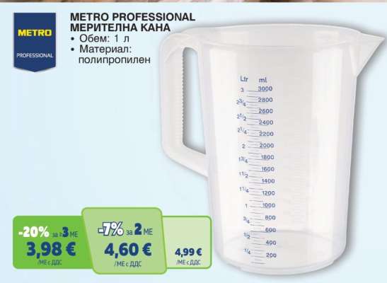 METRO PROFESSIONAL МЕРИТЕЛНА КАНА