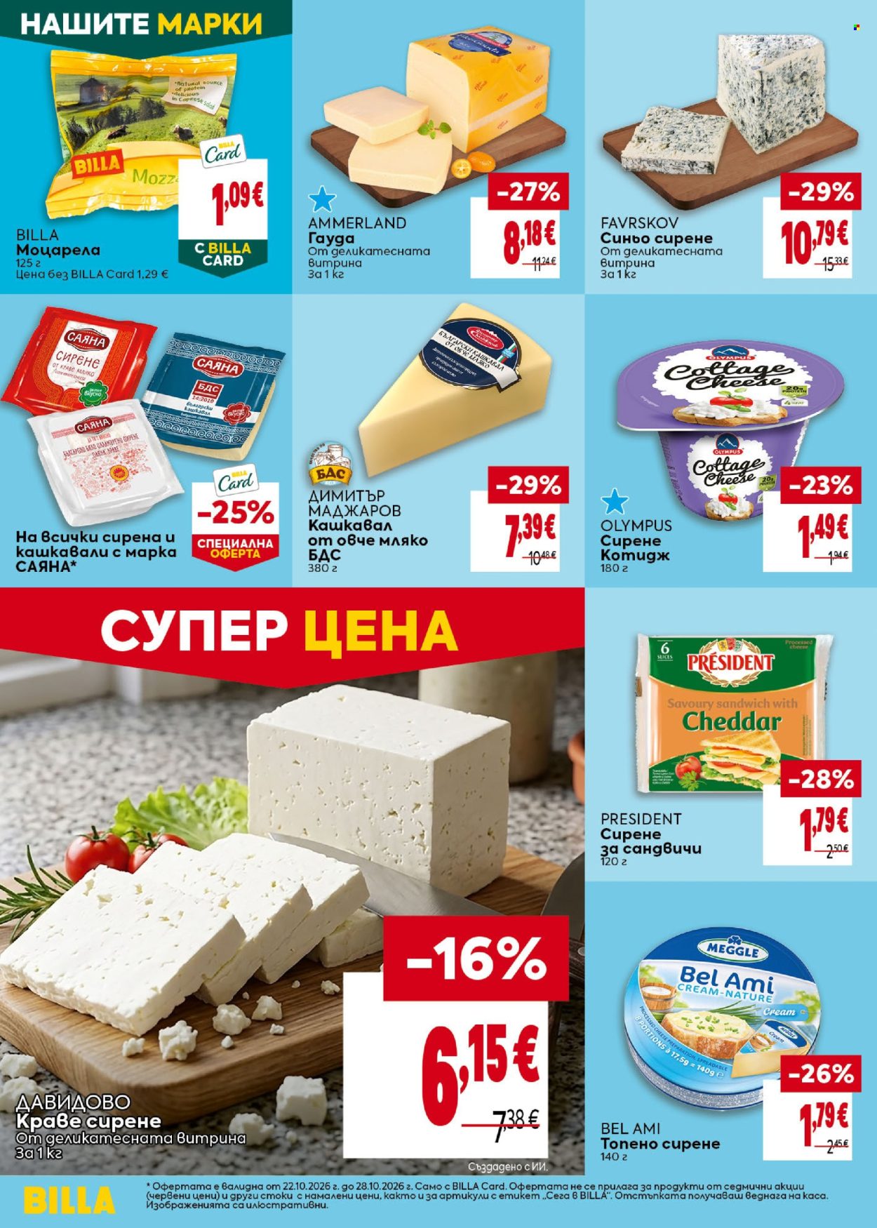 Брошура на BILLA - 22.10.2026 - 28.10.2026. Страница 22