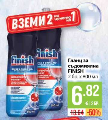 Гланц за съдомиялна FINISH
