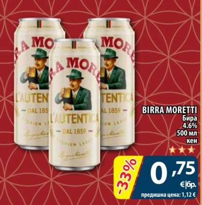 BIRRA MORETTI