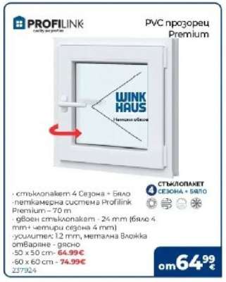 PVC прозорец Premium