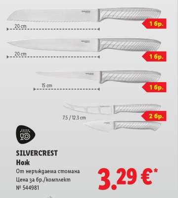 SILVERCREST Нож