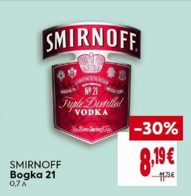 SMIRNOFF Водка 21