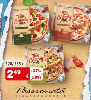 Passionata Thin & Crunchy Pizza